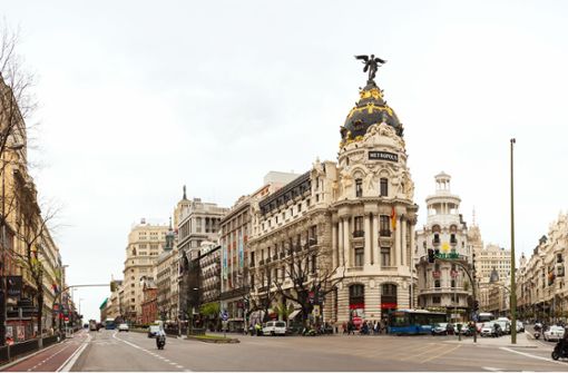 Eine Straßenszene in Madrid: In der spanischen Hauptstadt  spielte sich eine Farce von schier unglaublicher krimineller Dummheit ab. Foto: Adobe Stock