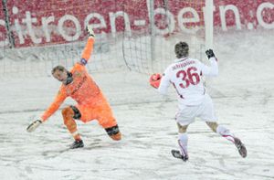 Als im Berner Wankdorfstadion das Schnee-Chaos einsetzte