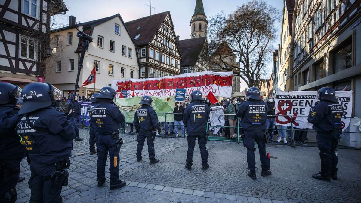 Alice Weidel  in Schorndorf: Weidel nennt Antifa eine Terrororganisation