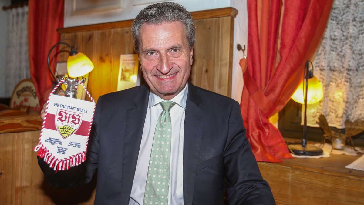 Vereinspolitik des VfB Stuttgart: Wie sich Günther Oettinger engagieren will