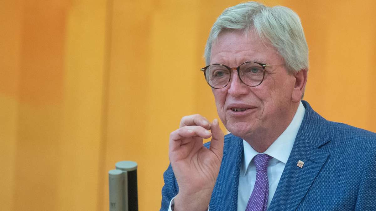 Ministerpräsident von Hessen: Volker Bouffier kündigt Abschied  an