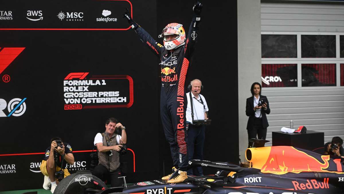 Formel 1: Verstappen-Serie geht weiter –  Sieg auch beim Red-Bull-Heimspiel