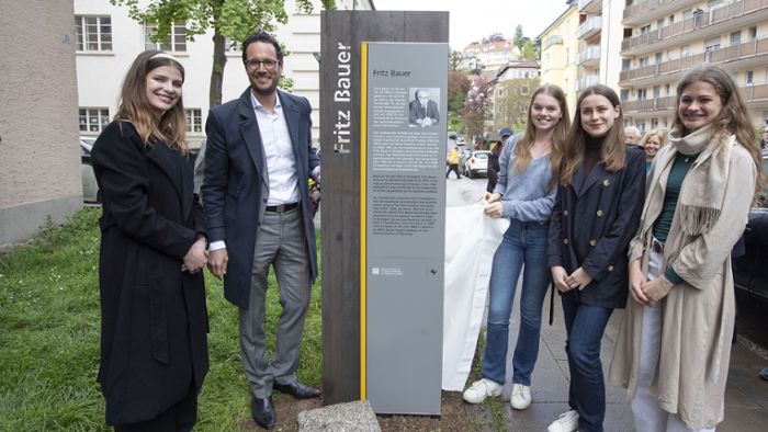 Erinnerungskultur in Stuttgart: Nazi-Jäger Fritz Bauer ist jetzt sichtbar in der Stadt