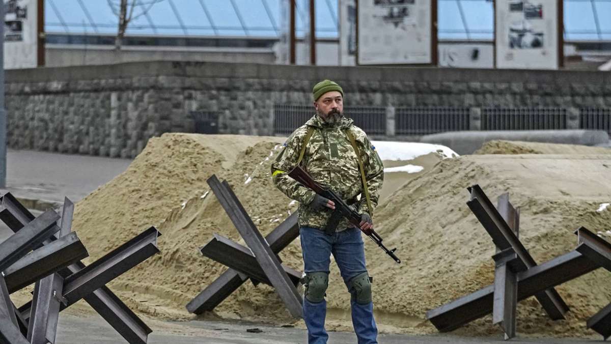 Krieg in der Ukraine: Wie die Kiewer sich gegen den Angriff wappnen
