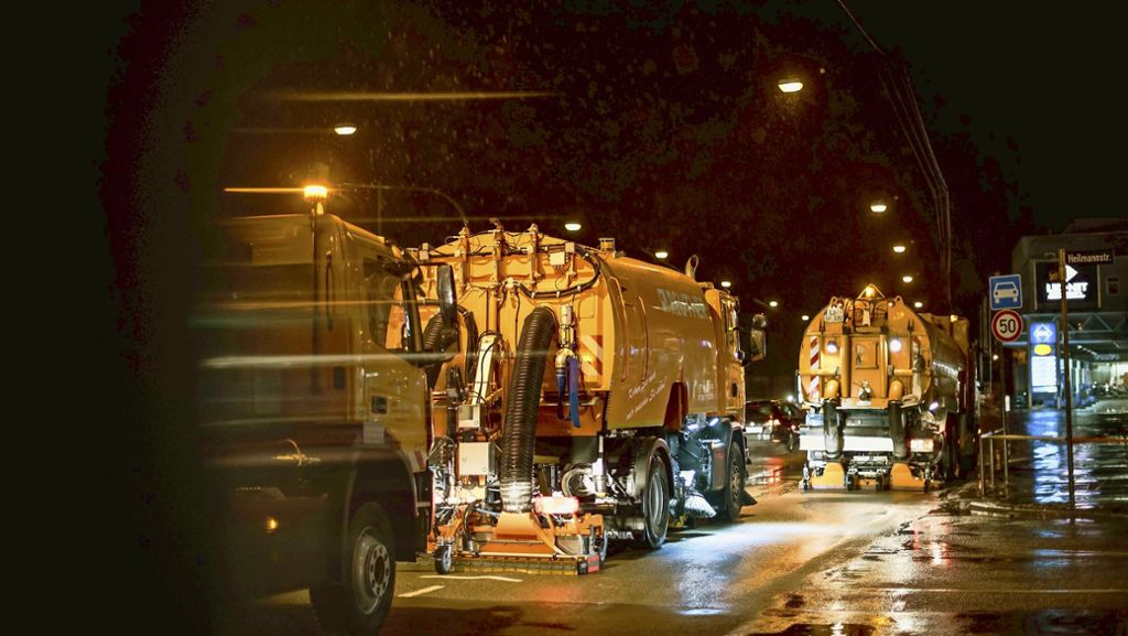 Luftschadstoffe in Stuttgart: Stadt will am Neckartor wieder nass rauswischen