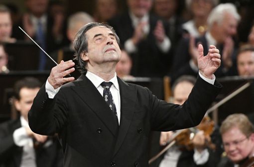Riccardo Muti beim Neujahrskonzert der Wiener Philharmoniker 2018 Foto: dpa/Hans Punz