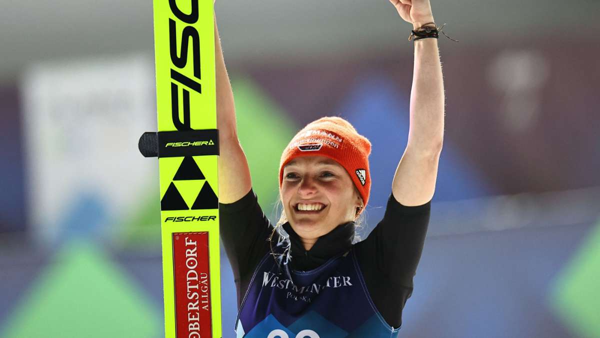 WM im Skispringen: Katharina Althaus –   die Königin der Lüfte
