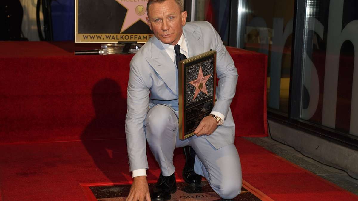 Daniel Craig: „James Bond“-Star mit einem Stern in Hollywood geehrt