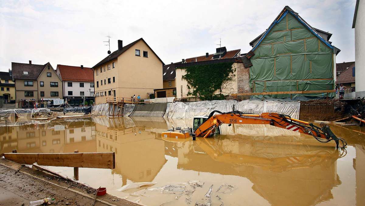 Strohgäu  2009 und 2010: Die  Zerstörungswut des Hochwassers
