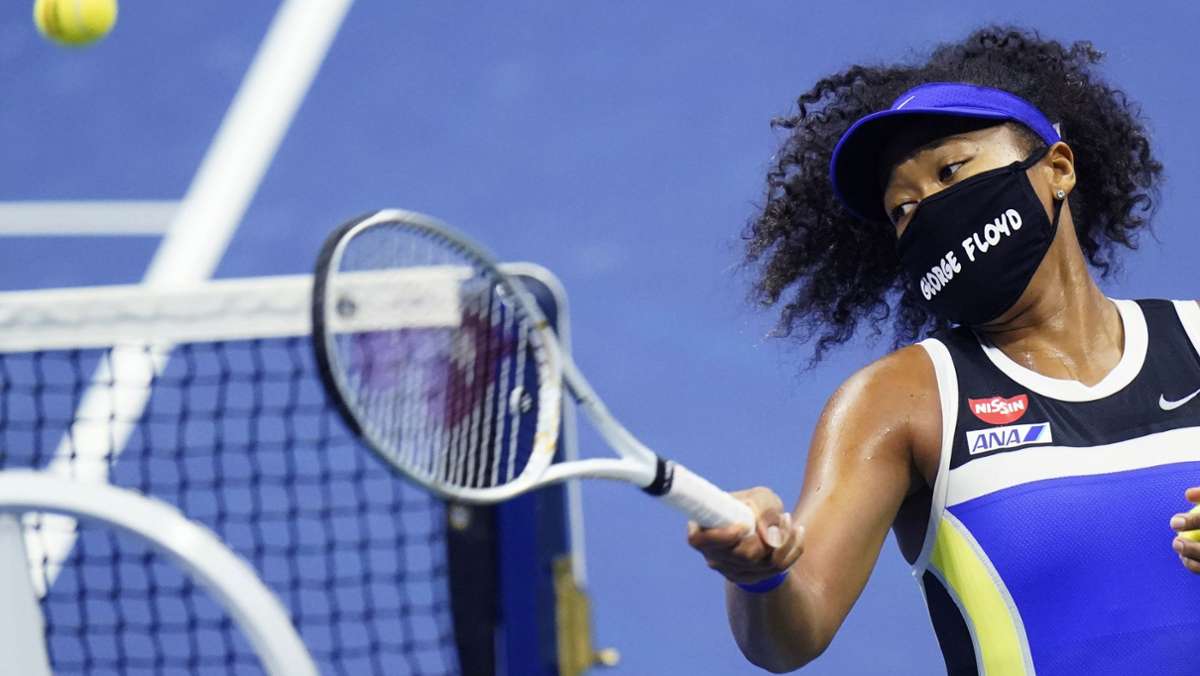 US Open in New York: Naomi Osaka setzt deutliches Zeichen gegen Rassismus