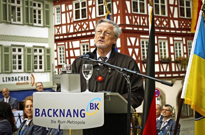Backnang empfängt Peter Brandt