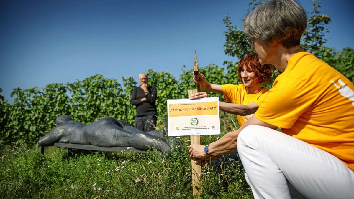 Bündnis in Weinstadt: Großer Zuspruch für die Klima-Aktivisten