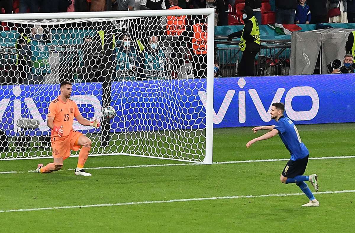 Jorginho verwandelte den entscheidenden Elfmeter. Italien steht im Endspiel.