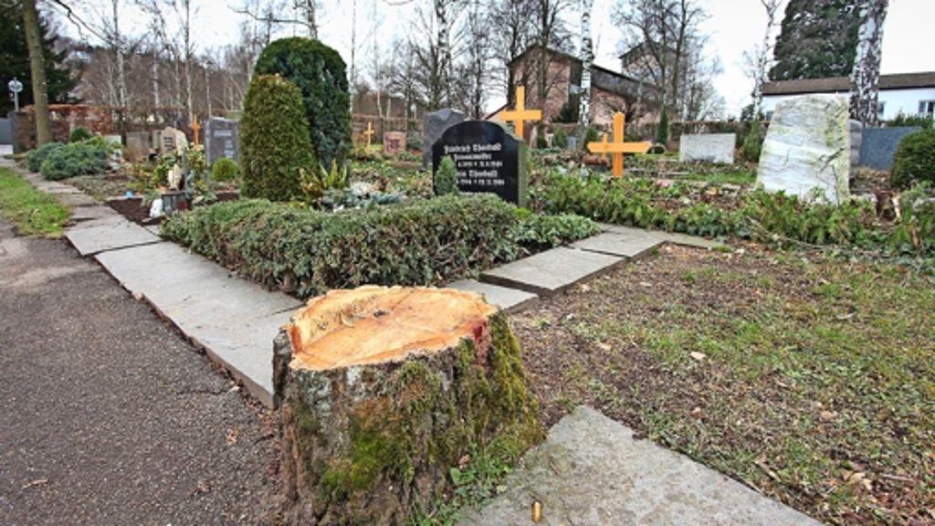 Gerlinger Friedhof: Schlaglöcher am letzten Weg