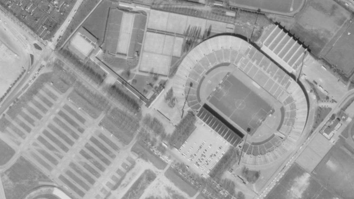 BW von oben – Erstligastadien: Hätten Sie das Neckarstadion erkannt?