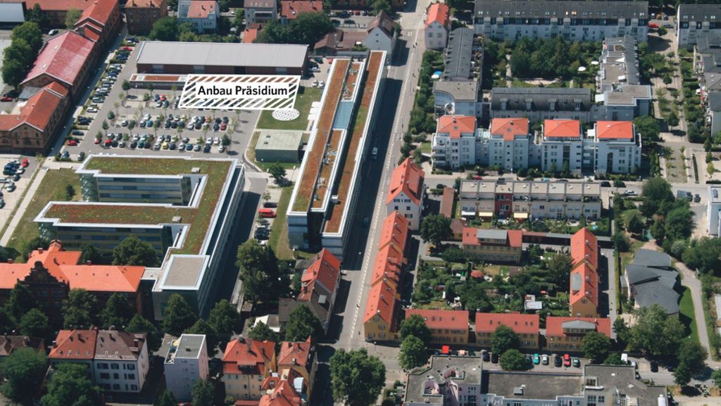 Baustelle in Ludwigsburg: Das Polizeipräsidium wächst