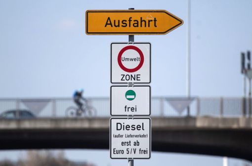 Ältere Diesel-Fahrzeuge sind in Stuttgart nicht mehr willkommen. Foto: dpa