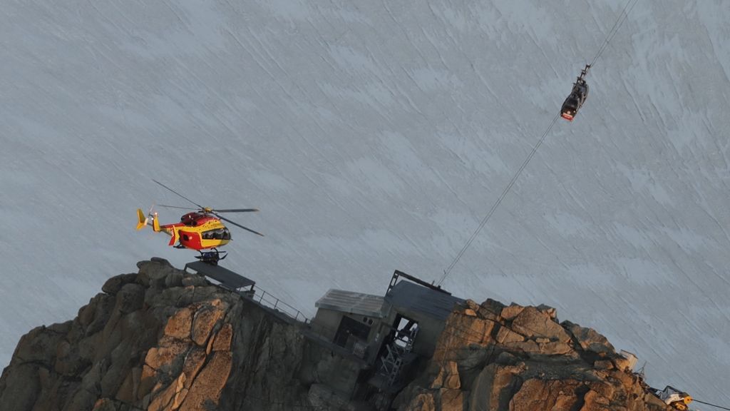 Seilbahn-Panne am Mount Blanc: „Es muss sich keiner vor Angst in die Hosen machen“