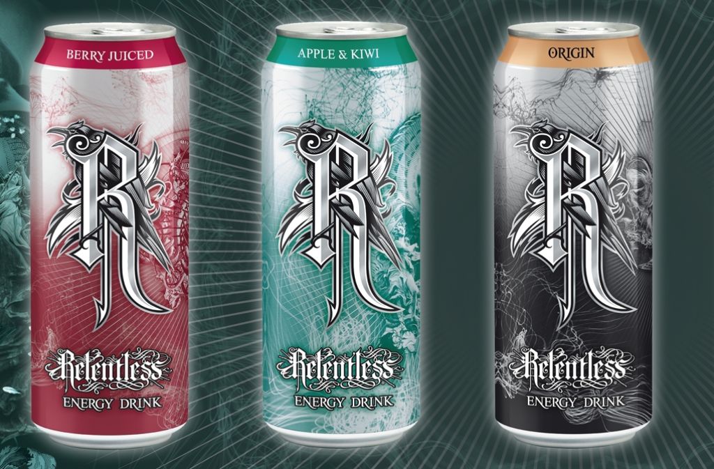 Coca-Cola vertreibt auch Energy-Drinks. Dazu zählen die Marken „Relentless“ und ...