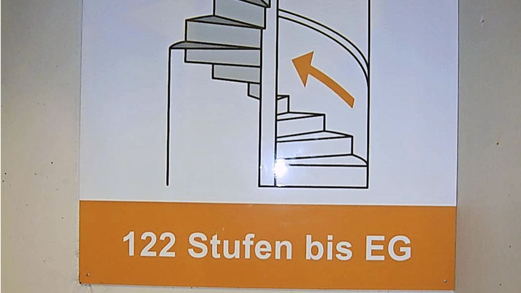 Leonberg: So viele Stufen wie rauf auf den Engelbergturm