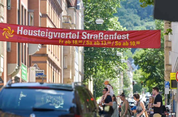 Heusteigviertelfest in Stuttgart: So feiern die Menschen im Viertel das Straßenfest