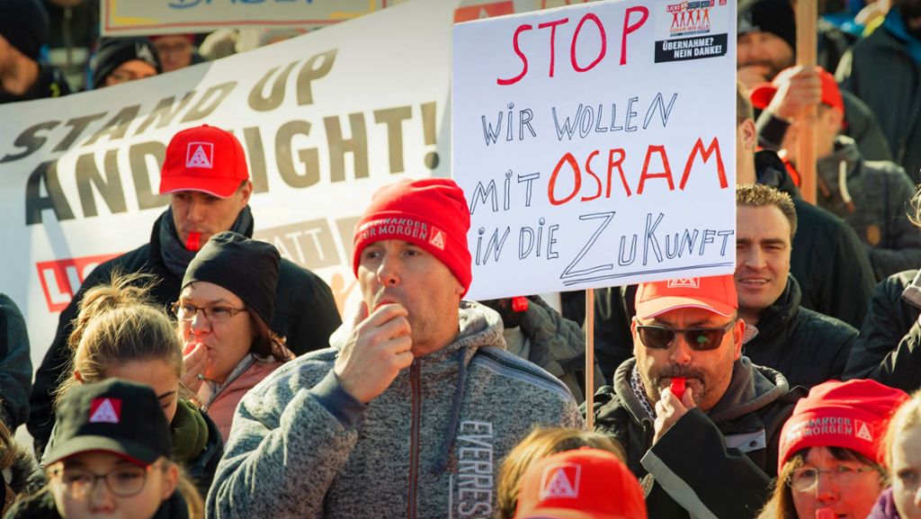 Osram-Übernahme: Mitarbeiter wollen Stellenabbau verhindern