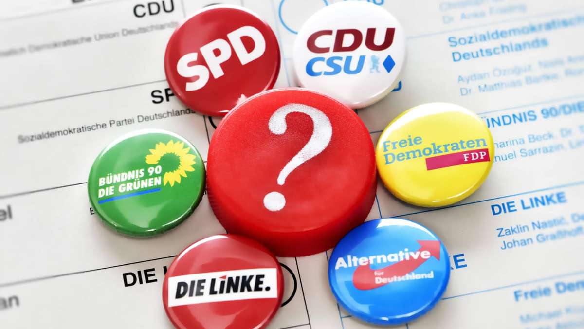 Bundestagswahl 2021: Diese Koalitionen könnte es in Deutschland geben