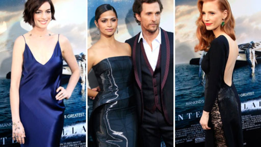 Interstellar-Premiere: Hathaway und McConaughey Lichtjahre entfernt