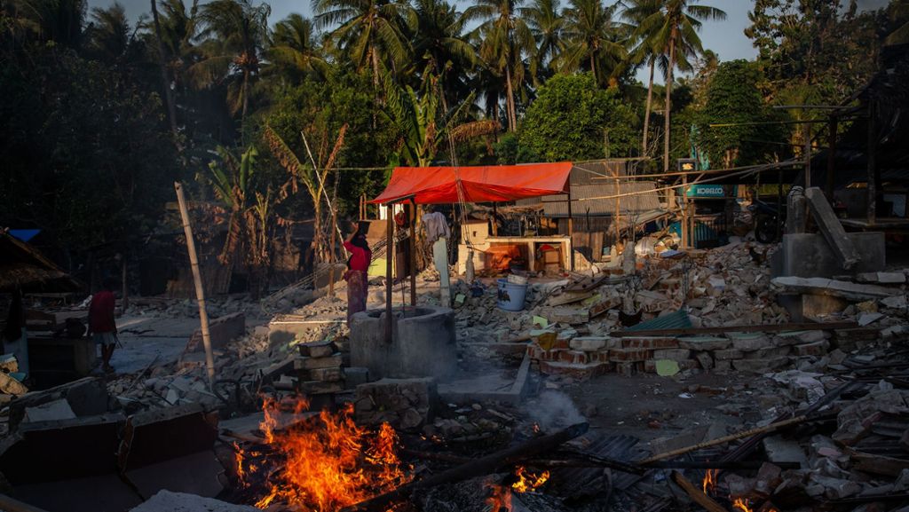 Erdbeben auf Lombok: Zahl der Todesopfer auf Ferieninsel steigt auf 555