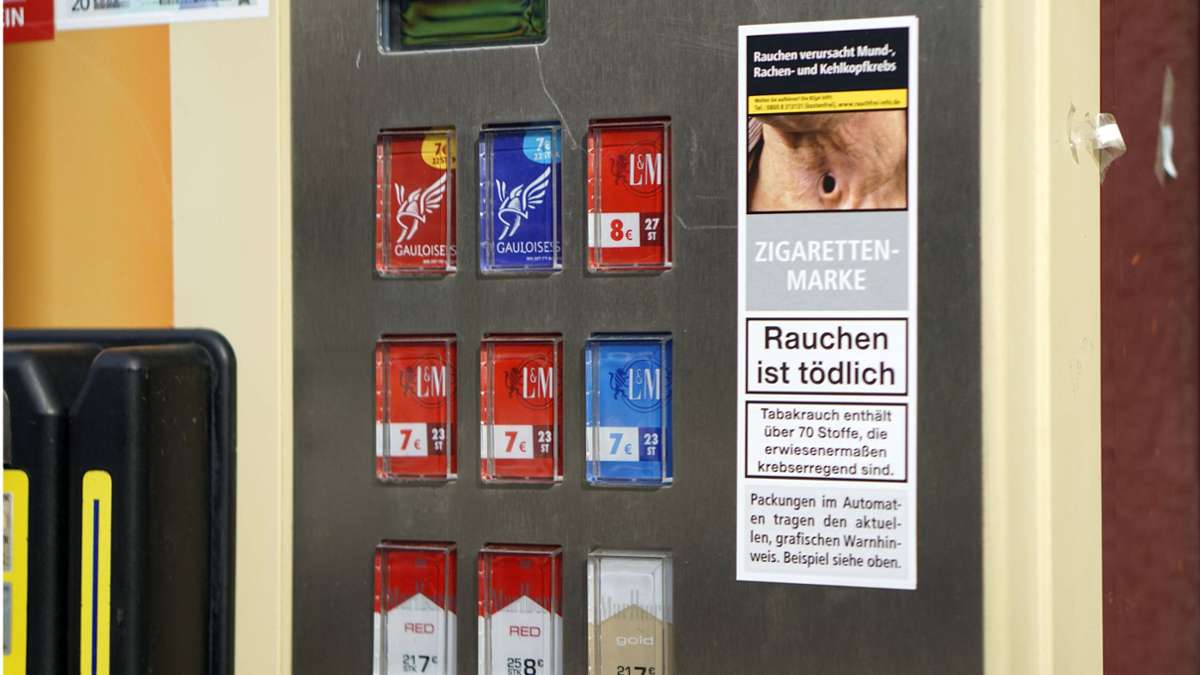 Remseck am Neckar: Zigarettenautomat aufgebrochen