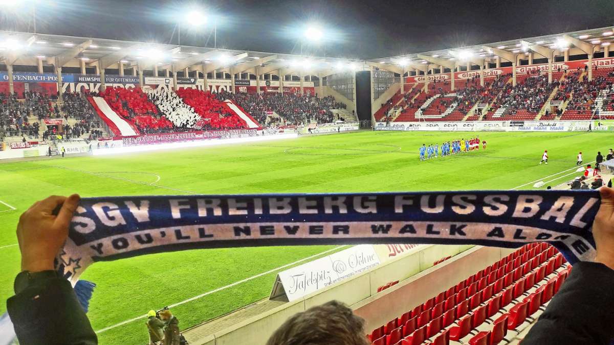 SGV Freiberg zu Gast bei den Kickers Offenbach: Mit dem Fanbus in die große Fußballwelt