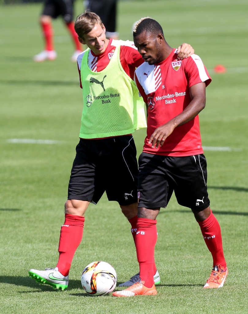 Florian Klein (links) und Geoffroy Serey Dié