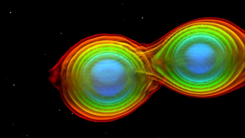 Gravitationswellen bei Kollision: Signale von Neutronensternen erfasst