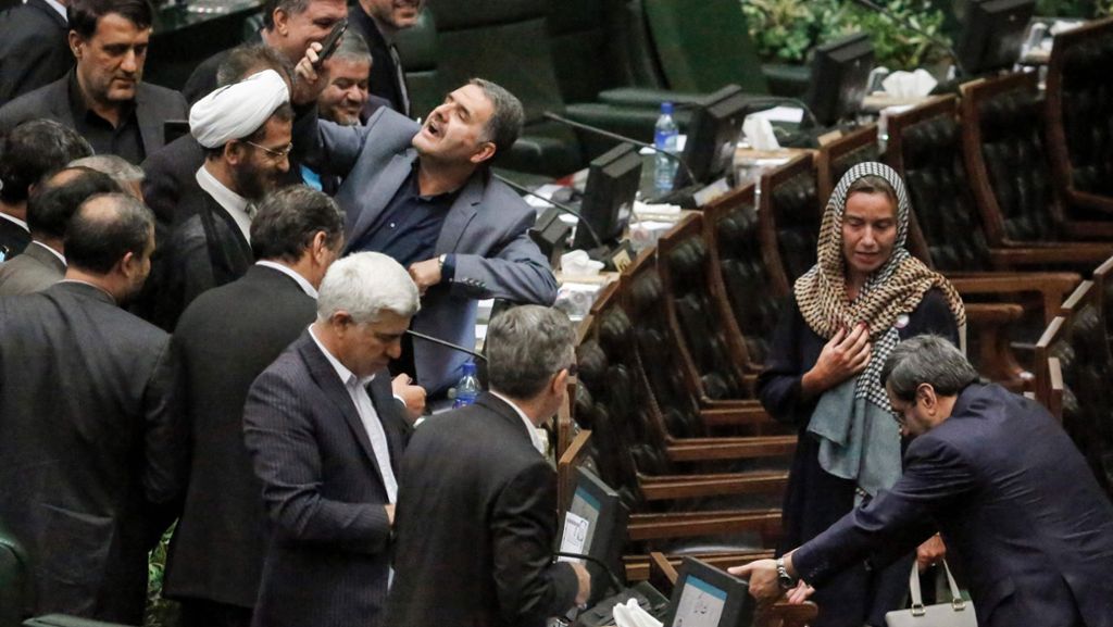 EU-Vertreterin Mogherini im Iran: „Selfie der Schande“