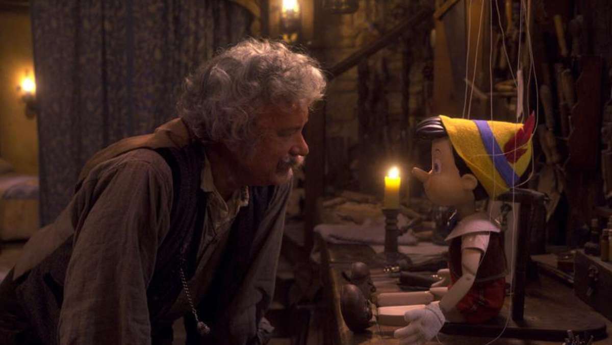 Tom Hanks als Gepetto: Disney veröffentlicht  „Pinocchio“-Foto