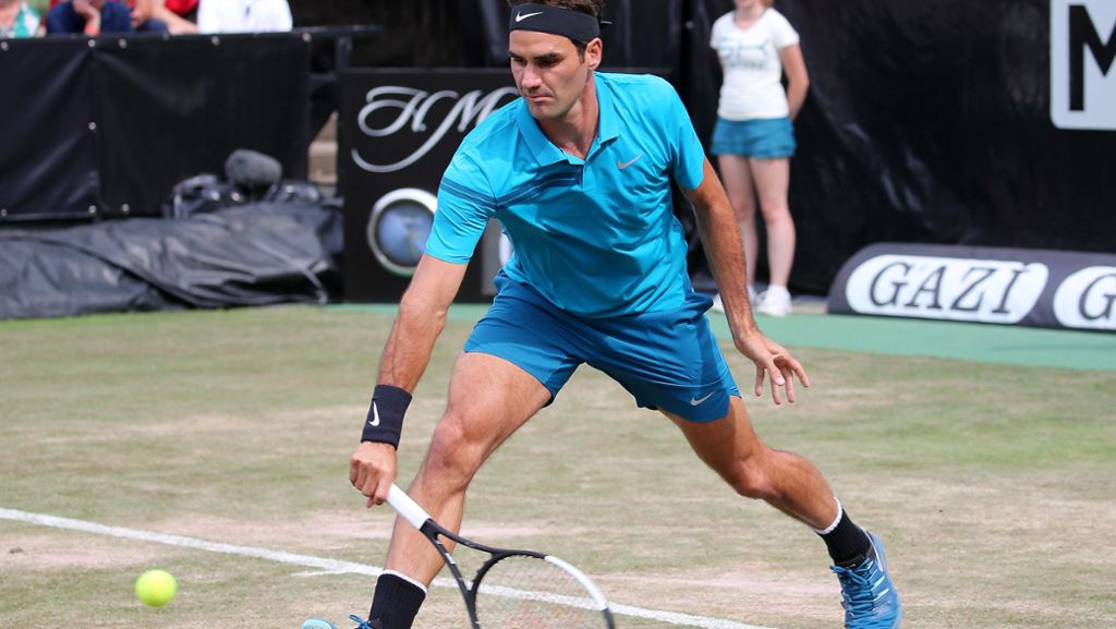 Mercedes-Cup in Stuttgart: Tennis-Star Federer Roger im steht im Endspiel