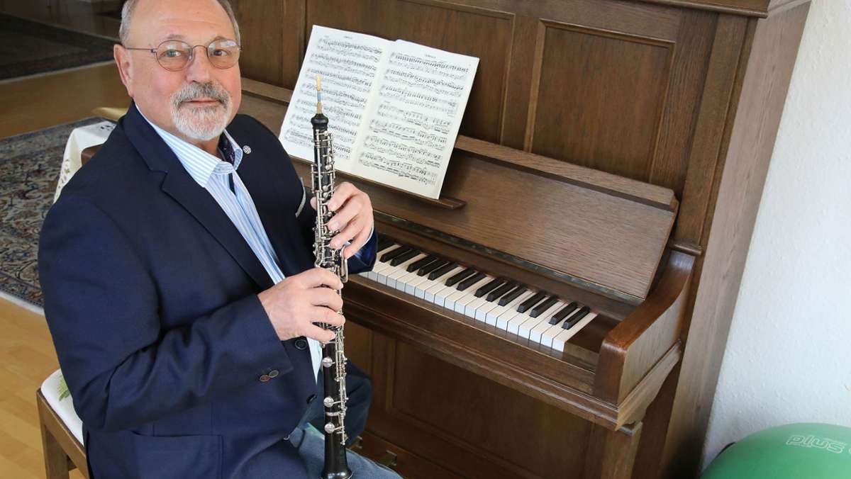  Mehr als ein Jahrzehnt hat Roland Schick die Oboenklasse an der Musikschule in Denkendorf geleitet. Daneben spielt der Professor in vielen Orchestern. 