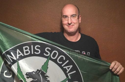 Kläger Christian Brugger-Burg vom „Cannabis Social Club“ Foto: cf/Frank Wahlenmaier
