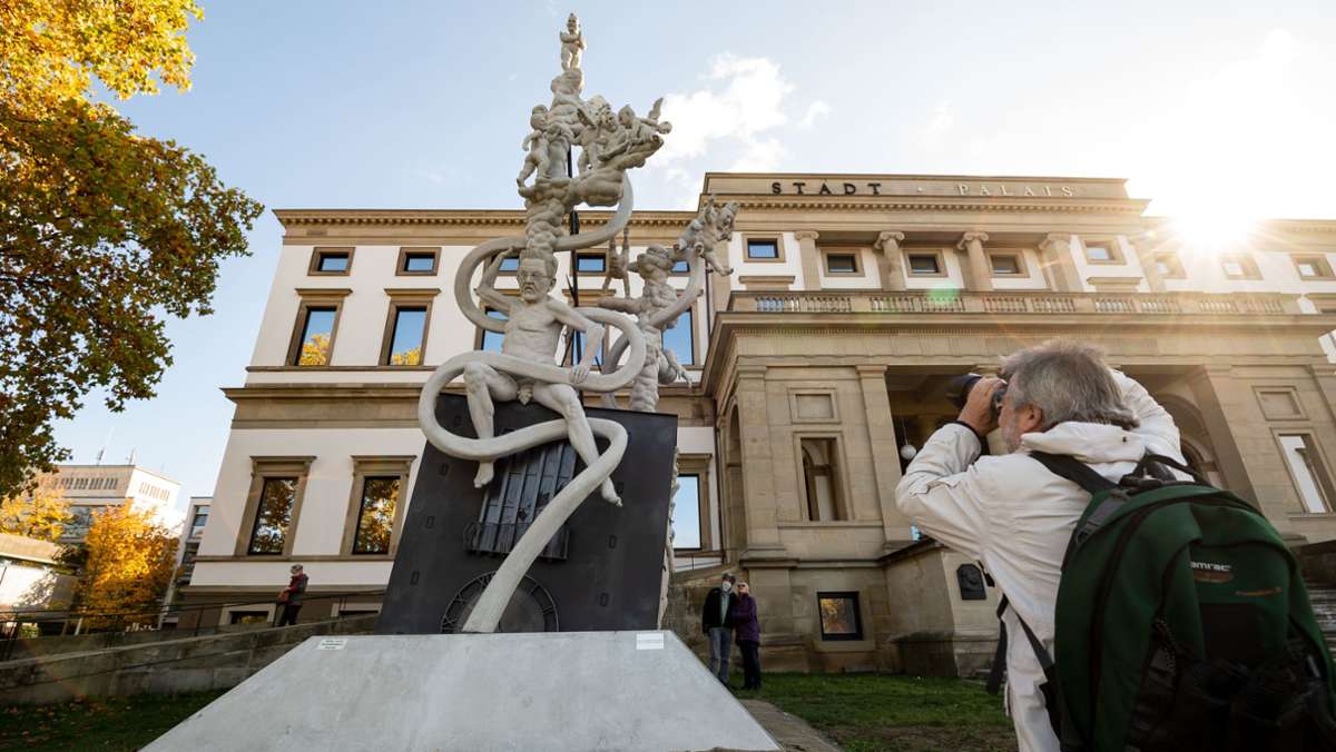 Peter Lenks Skulptur zu Stuttgart 21: Soll das  Kunst sein?