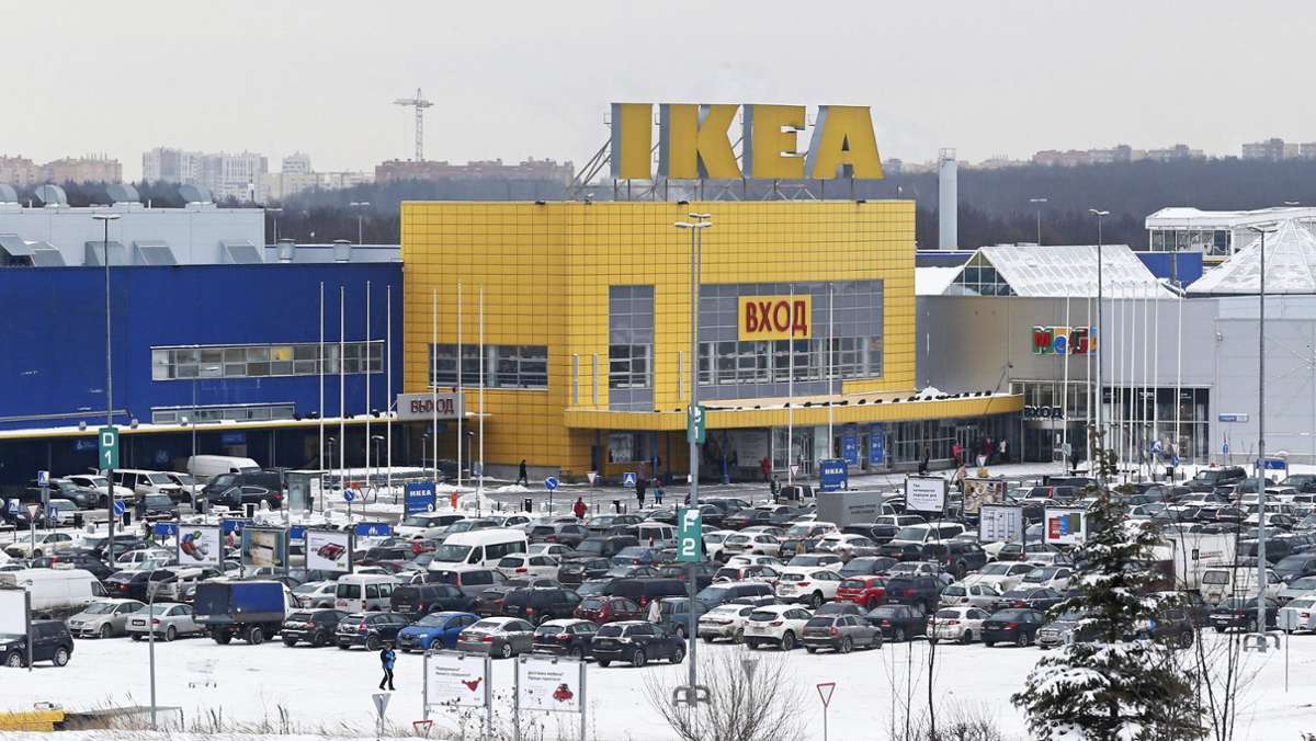 Wegen Krieg in der Ukraine: Ikea stellt Betrieb in Russland und Belarus vorübergehend ein