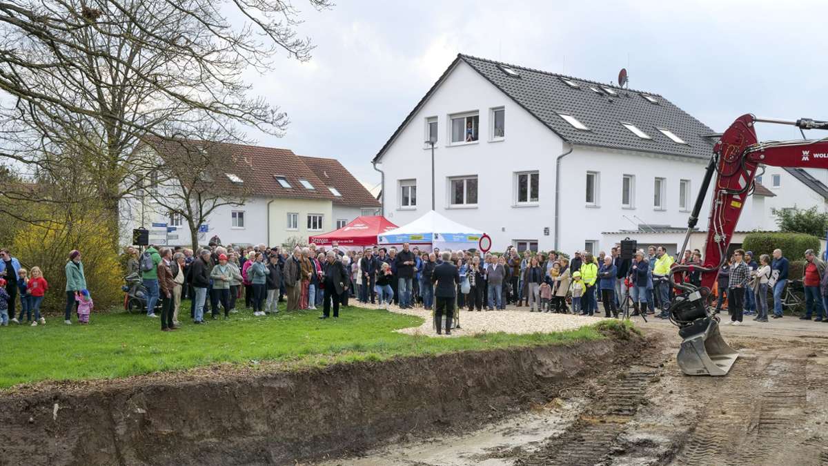 Neubaugebiet in Ditzingen: Spatenstich für letztes großes Baugebiet