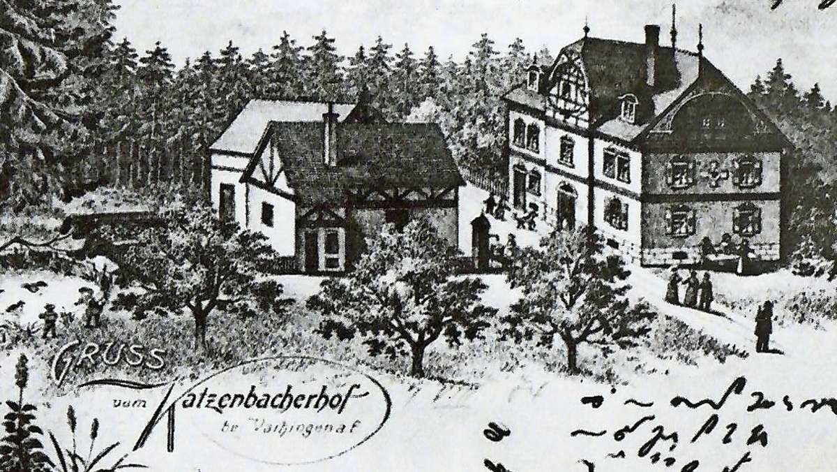  Die denkmalgeschützten Gebäude des beliebten Ausflugslokals Katzenbacher Hof bei Stuttgart-Büsnau bestehen seit 125 Jahren. Tatsächlich liegt es auf Esslinger Grund. Wie kann das sein? 