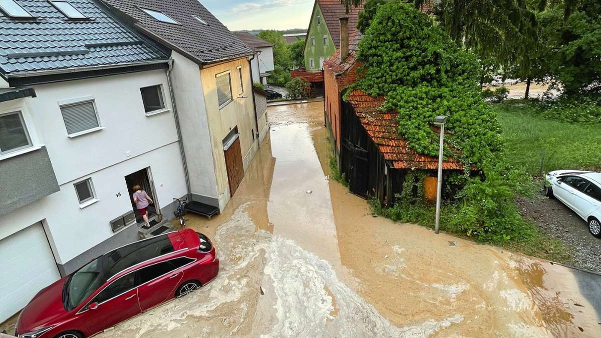 Kreis Ludwigsburg: Überflutung  löst Debatte über Flächenversiegelung in der Region aus