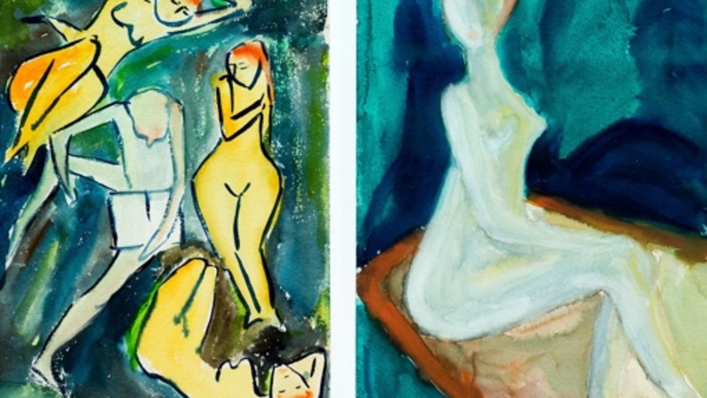 Gemälde-Fund unter Treppe: Wie Günter Grass als Student malte