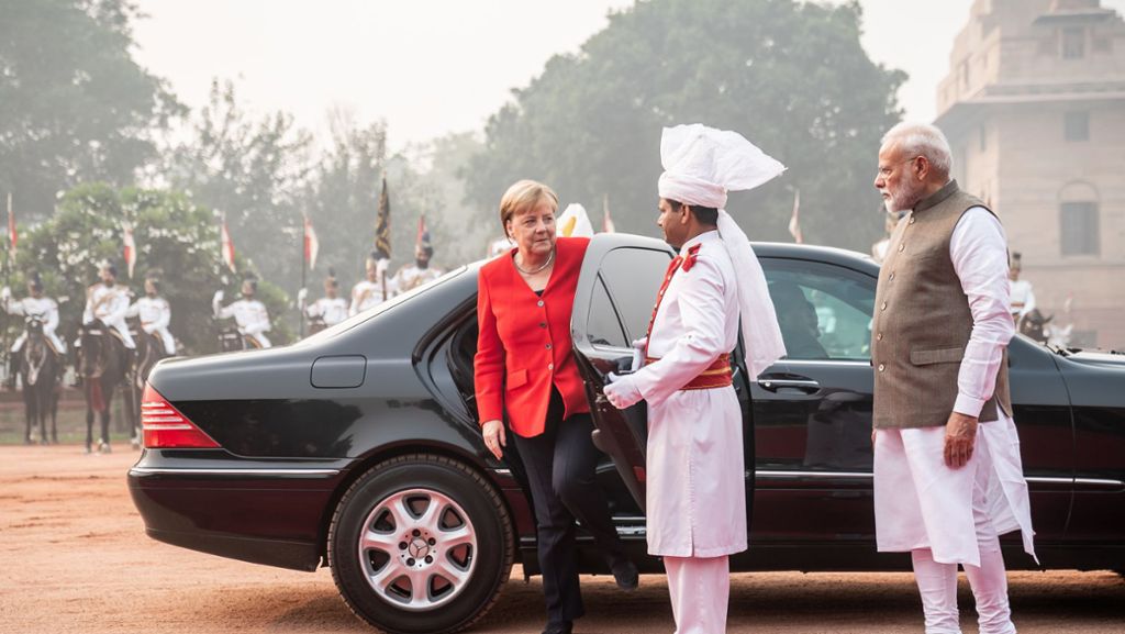 Kanzlerin Merkel auf Indien-Reise: Zwischen  Merz und Modi