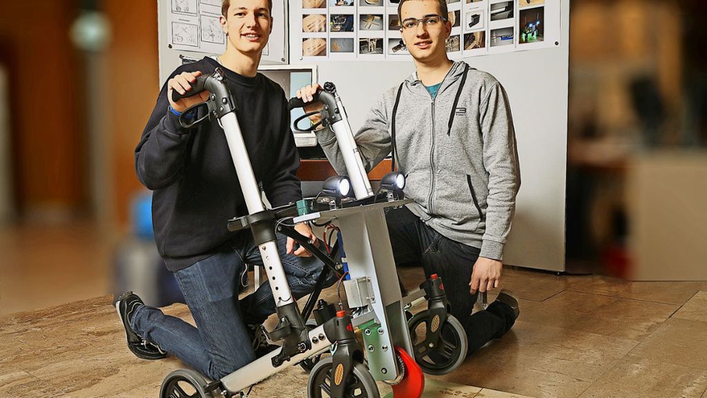 Erfindergeist: Jugend-forscht-Rollator wird zum Messehit