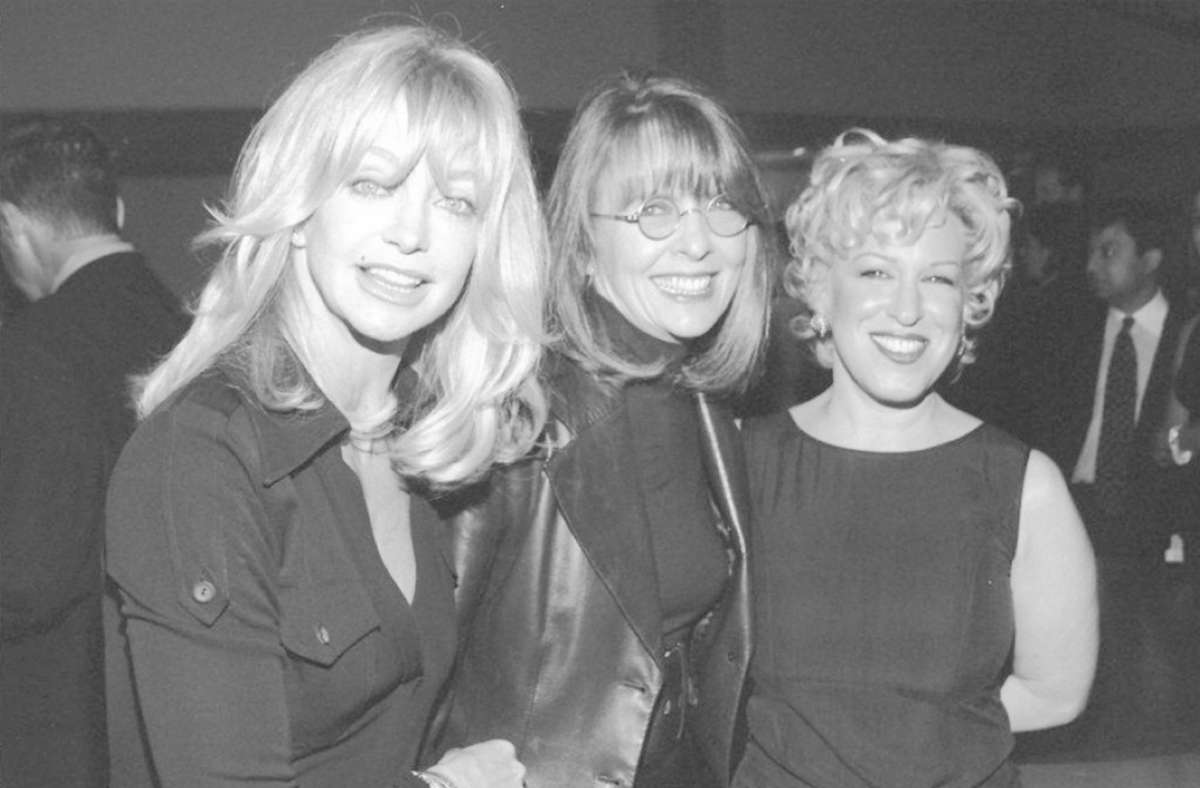 Bette Midler mit Goldie Hawn (li.) und Diane Keaton (Mitte)