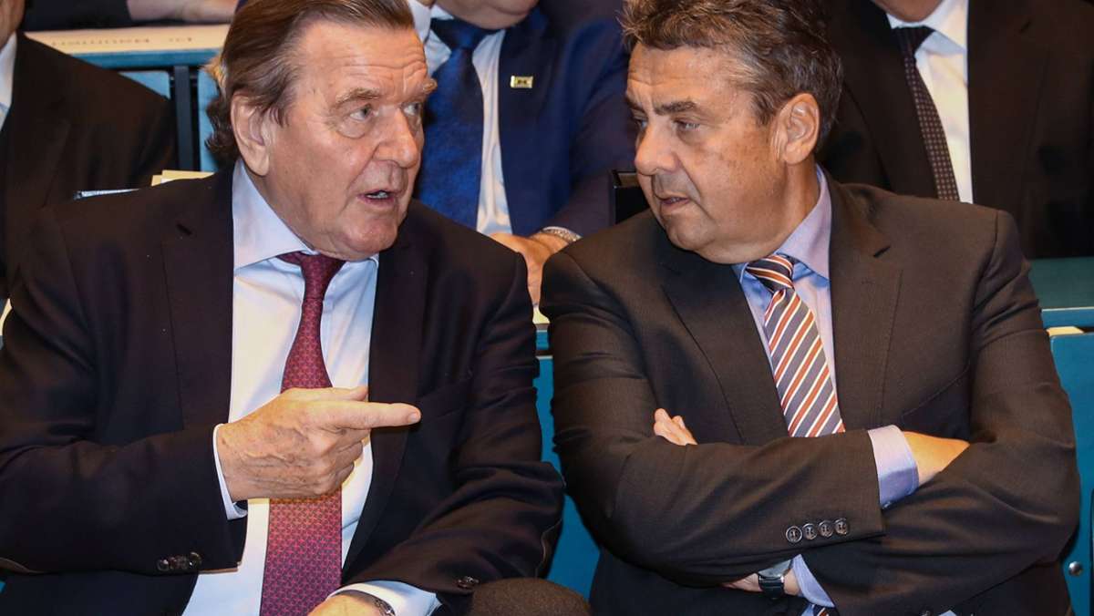 Krieg in der Ukraine: Schröder hat mit Gabriel offenbar über Russland-Reise gesprochen