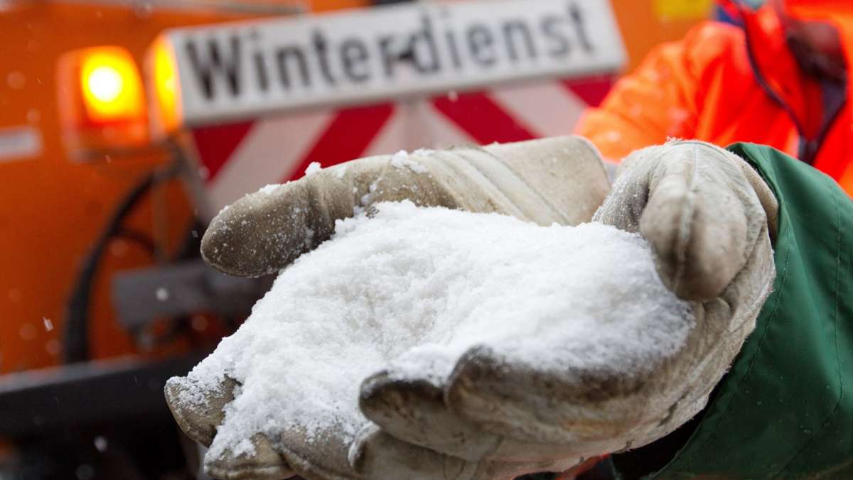 Einsturzgefahr bei Schnee: Posse um Salzlagerhalle in Ludwigsburg
