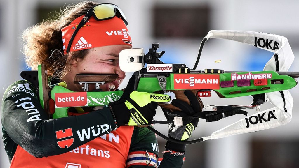 Biathlon in Antholz: Laura Dahlmeier holt 20. Weltcupsieg